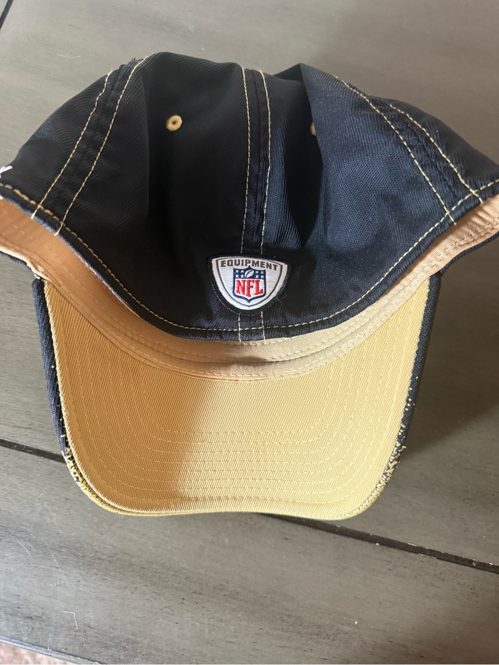 Reebok NFL On Field New Orleans Saints Flex Fit Hat S/M - Picture 3 of 4